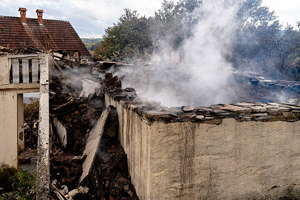 Professional Fire Damage Removal technician working in Kilkenny, MN